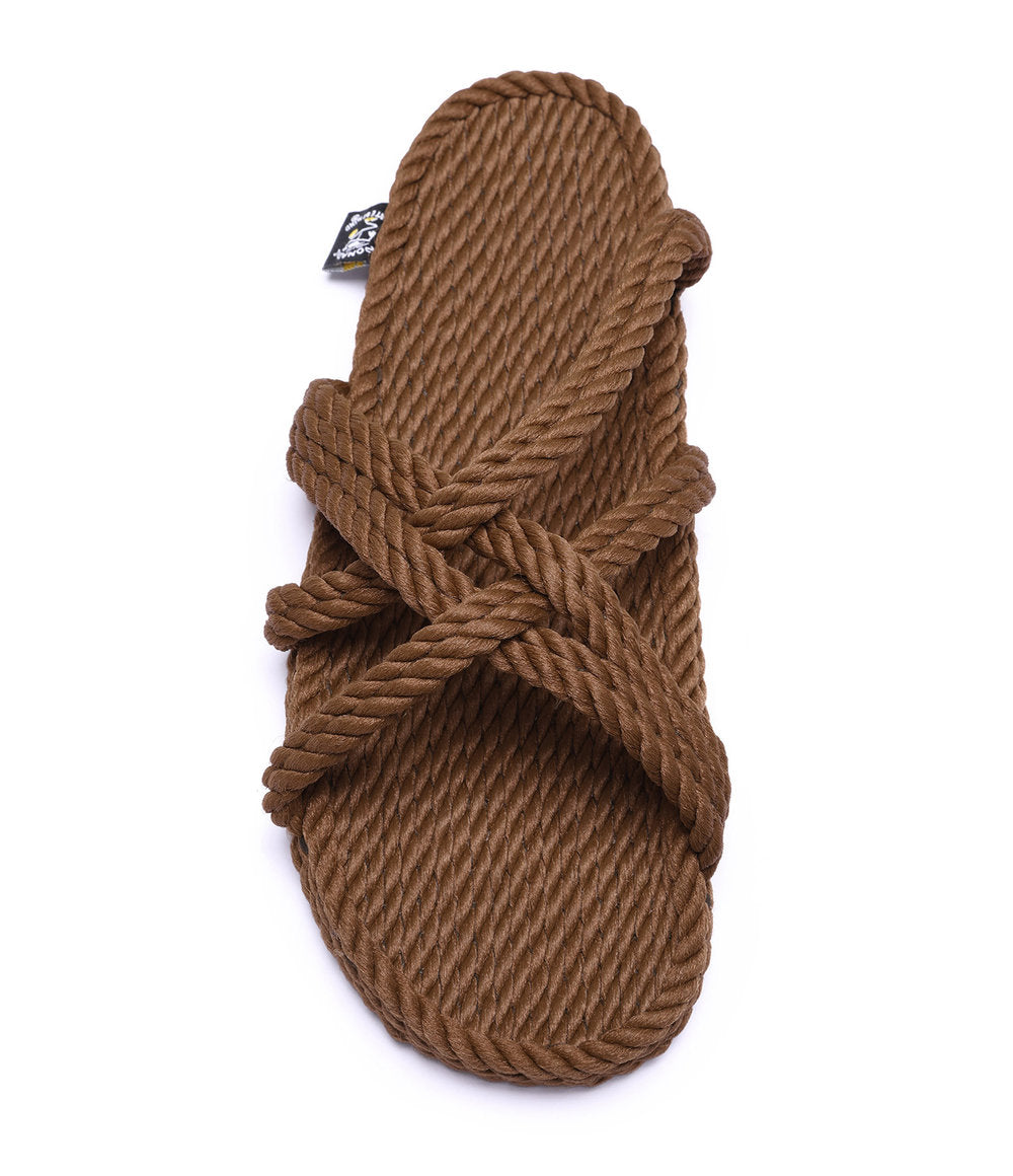 Slip On chocolate w. black sole