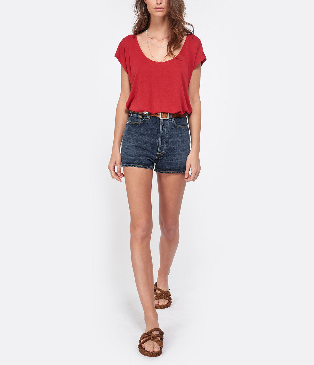 Slip On chocolate w. black sole